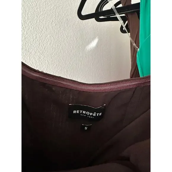 retrofete Ember Dress in Dark Chocolate - Picture 8 of 14